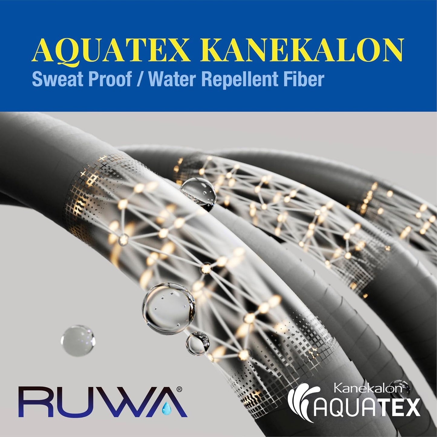 Sensationnel Ruwa prestretched braiding hair - 3x ruwa 48 inch 24 folded water repellent kanekalon fiber fast dry sports braid - 3x Ruwa 24 inch (2 pack, blue)