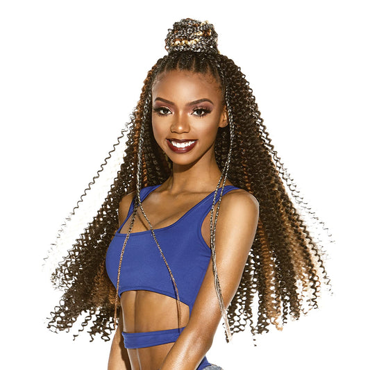 Sensationnel Braids XPRESSION 3X Ruwa Pre-Stretched Water Wave 24" (1 Pack, 30)